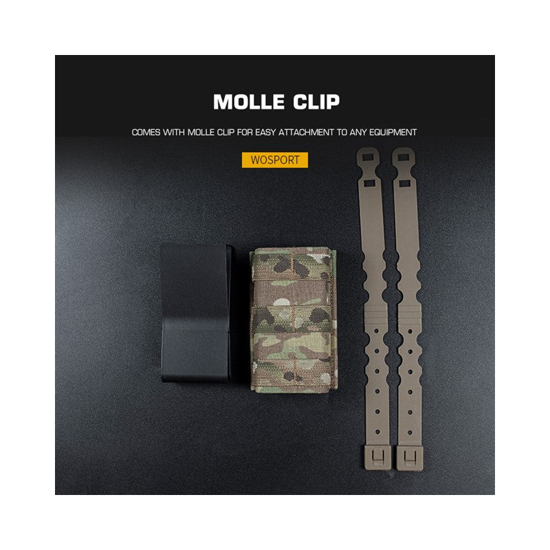 FAST Type Single 5.56 Magazine Pouch (Long) - Ranger Green