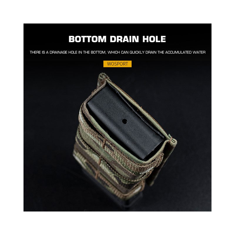 FAST Type Single 5.56 Magazine Pouch (Long) - Ranger Green