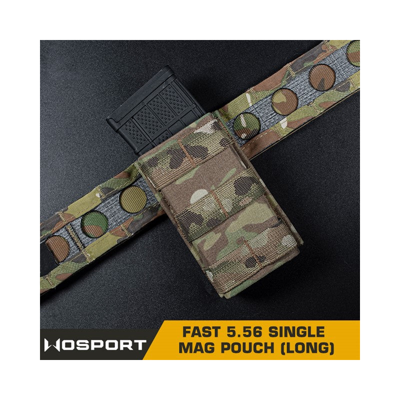 FAST Type Single 5.56 Magazine Pouch (Long) - Ranger Green
