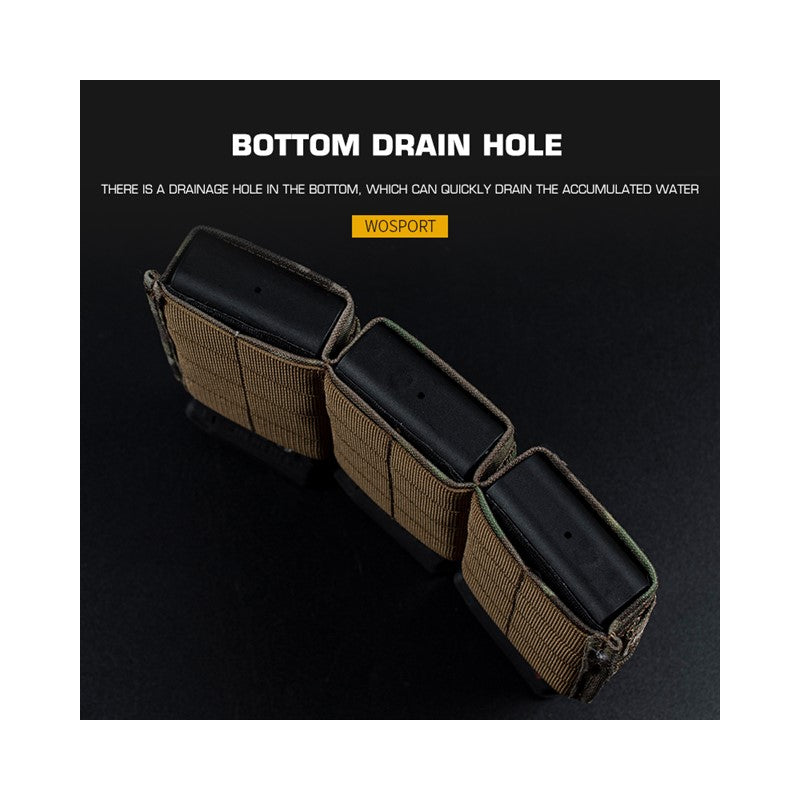 FAST Type Triple 5.56 Magazine Pouch (Medium) - Ranger Green