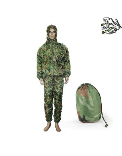 Ghillie Suit Leaflike Camouflage Woodland Frog Industries®