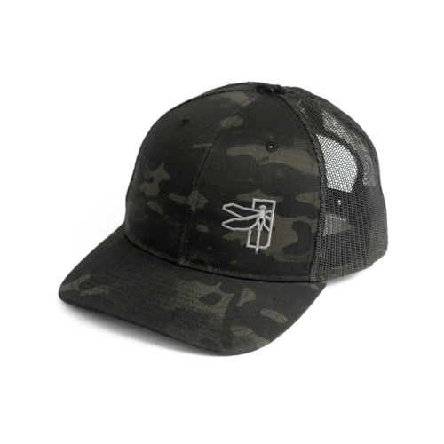 Haley Strategic Snapback Hat Dragonfly Logo Multicam Black