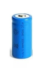 RECHARGEABLE battery RCR123A 3.7v 700mAh 16340 Bluemax-power® (bmp-rcr123a)