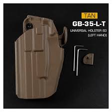 WST GB-35 Full Size Universal Holster, Left Hand – Tan