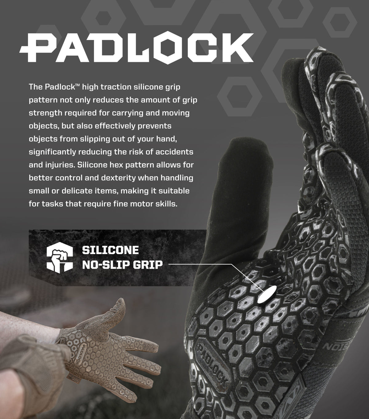 Glove High Dexterity Grip COYOTE