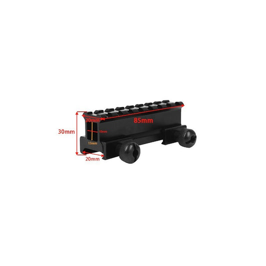 Mount Rail Riser 85 MM