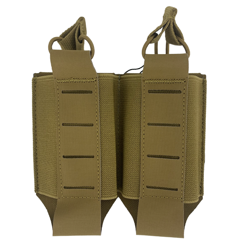 Conquer Tegris Double Rifle Pouch Coyote