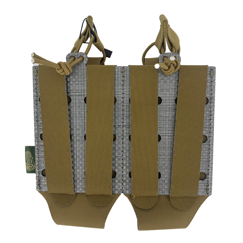 Conquer Tegris Double Rifle Pouch Coyote