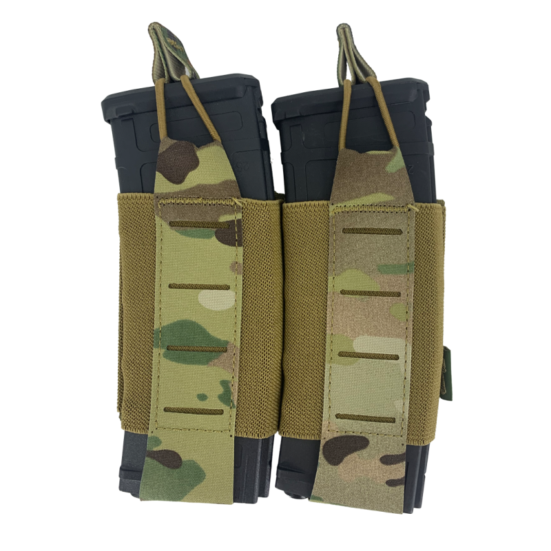 Conquer Tegris Double Rifle Pouch Multicam