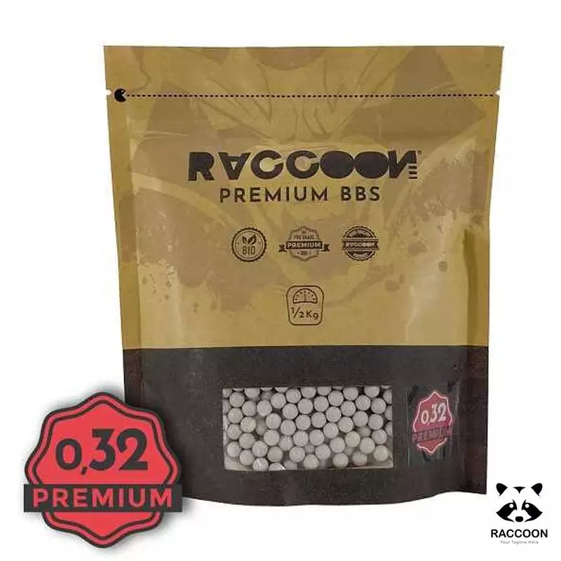 BBS Raccoon Premium Bio 0.32 0.5 White