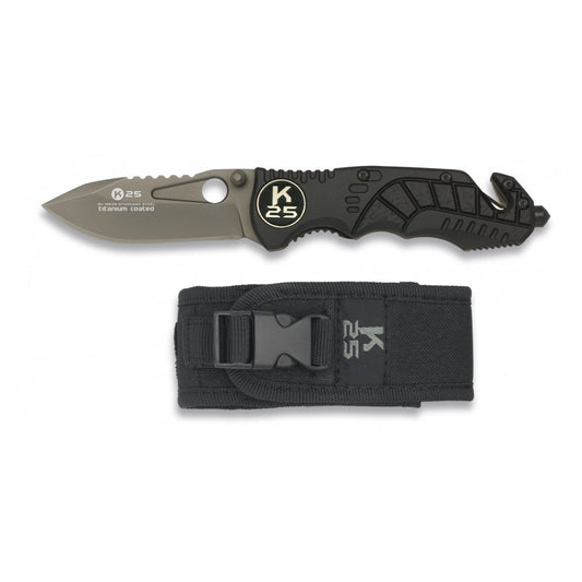 Rui Knife K25 Titanium 7 cm BK