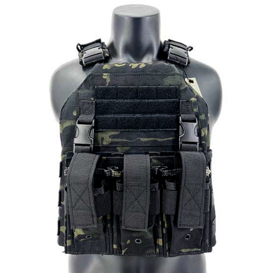 Plate SIXMM 036 Multicam Black