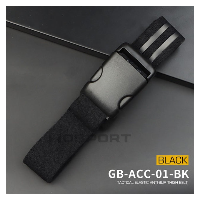 Copy of Tactical Elastic Anti-slip Thigh Belt - Black