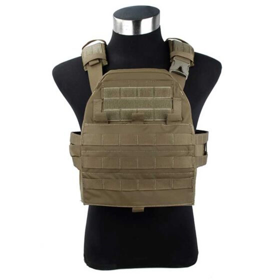 TMC adaptive vest AVS Swimmer cut plate carrier (coyote brown)