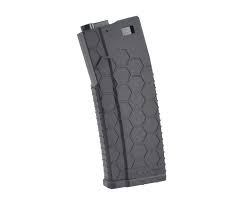 Hexmag 230 rds Polymer Mid Cap for AEG m4 Black