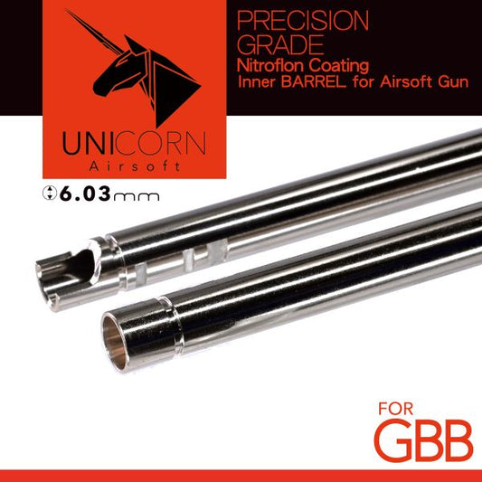 Unicorn Airsoft 6.03mm Ultimate Precision Inner Barrel for HiCapa 7.0 GBB (Nitroflon Coating)