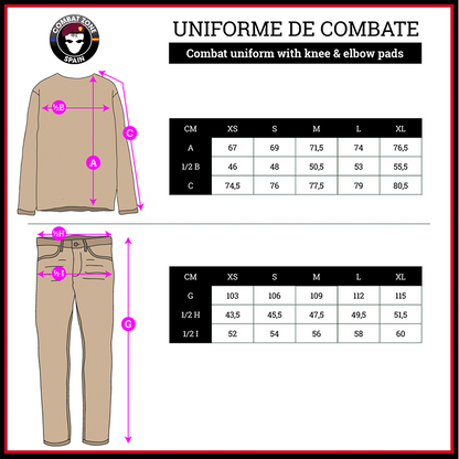 Uniforme Combat B With Kneew pads Multicam