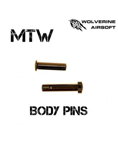 WOLVERINE AIRSOFT MTW Body pins (takedowns Pins) sold as set (front and rear)