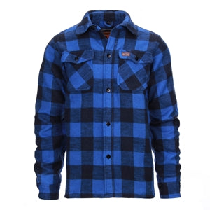 Fostex Flannel Shirt 2 CLR Blue - ContractorHouse