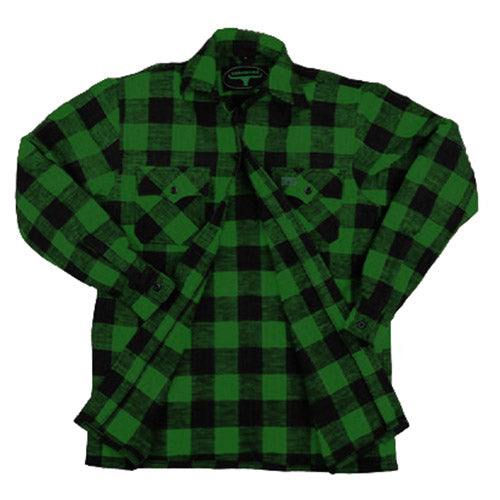 Fostex Flannel Shirt 2 CLR OD - ContractorHouse