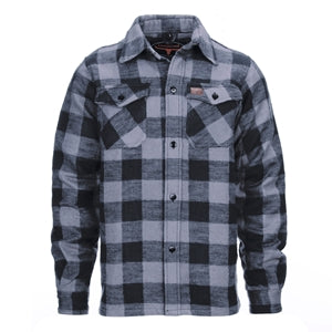 Fostex Flannel Shirt 2 CLR Grey - ContractorHouse