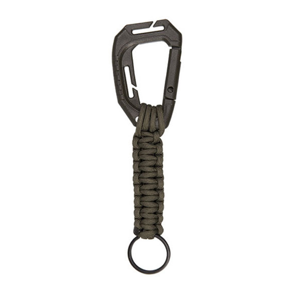 Mosquetão Tatico Paracord Verde