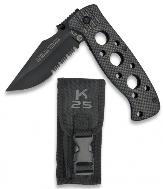 K25 Tactical Knife with pouch