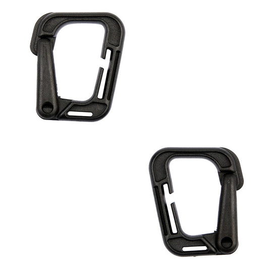 101 Inc Molle Carabiner Hook Grimlock 2 Black