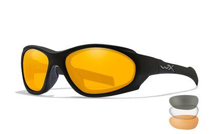 Wiley X XL-1 Advanced Comm Smoke/Clear/Rust Matte Black Frame - ContractorHouse