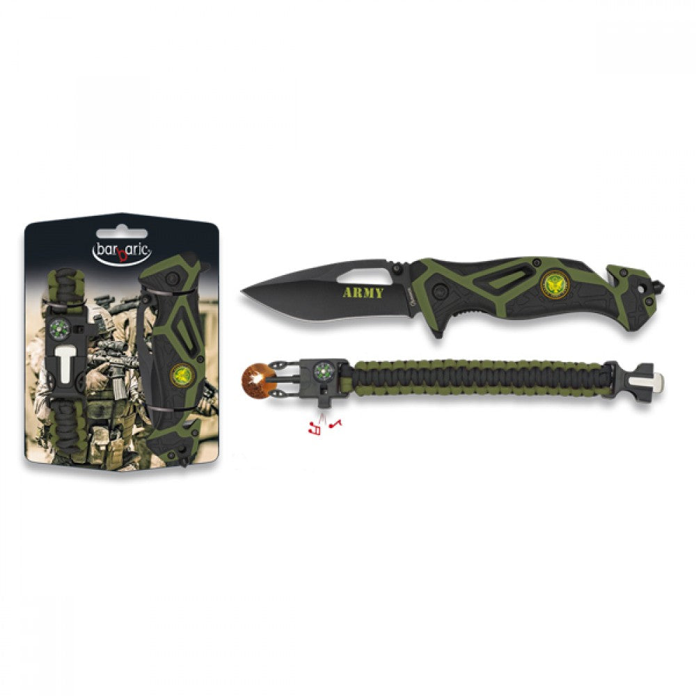 Albainox ARMY Knife and  bracelet