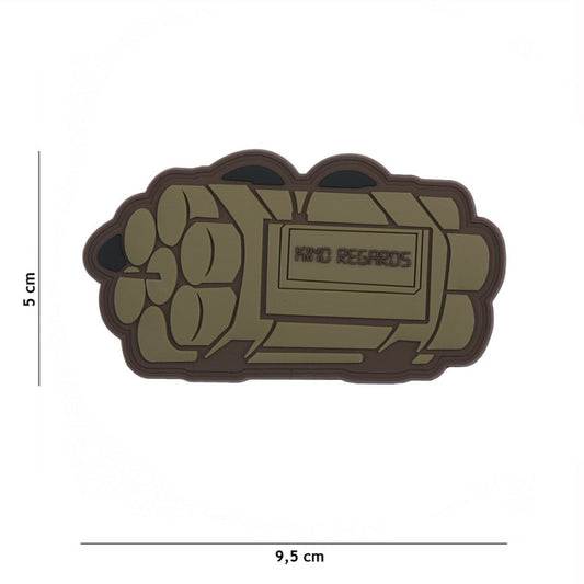 Patch 3D PVC Kind regards coyote