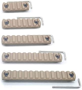 BO Kit of 4 rails M-LOK version Picatinny RAILS Tan