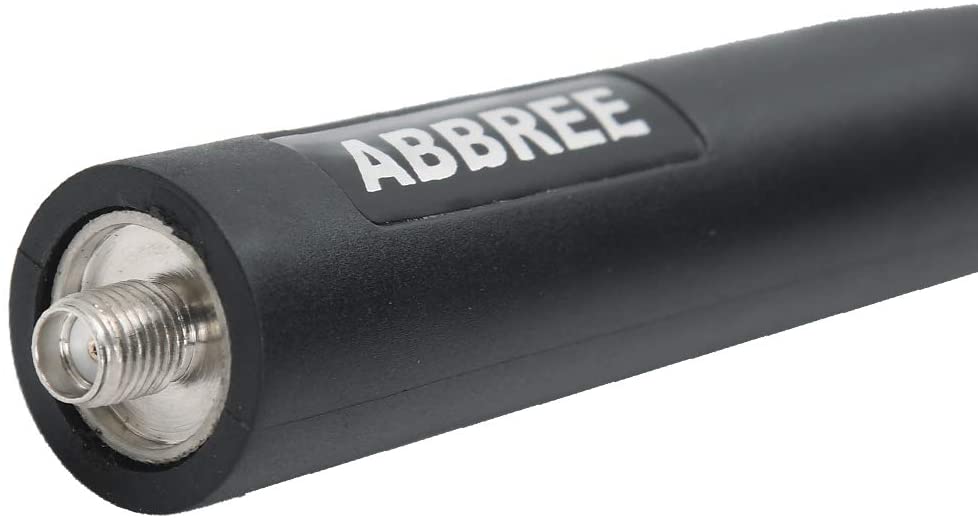 ABBREE 144/222/435Mhz 18.8-inch SMA-Female Tactical Antenna