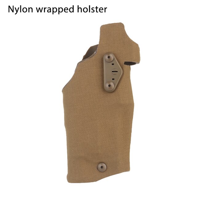 Tactical 6354DO Nylon Wrapped Holster for X300 X300U Light and Red Dot G17 and G19 Coyote
