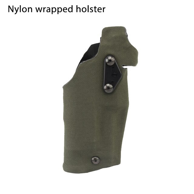 Tactical 6354DO Nylon Wrapped Holster for X300 X300U Light and Red Dot G17 and G19 OD