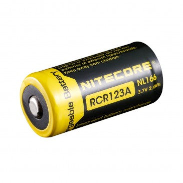 Nitecore RCR123 Battery 3.7V 650 mah