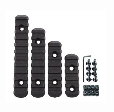 BO Kit of 4 rails M-LOK version Picatinny RAILS Black