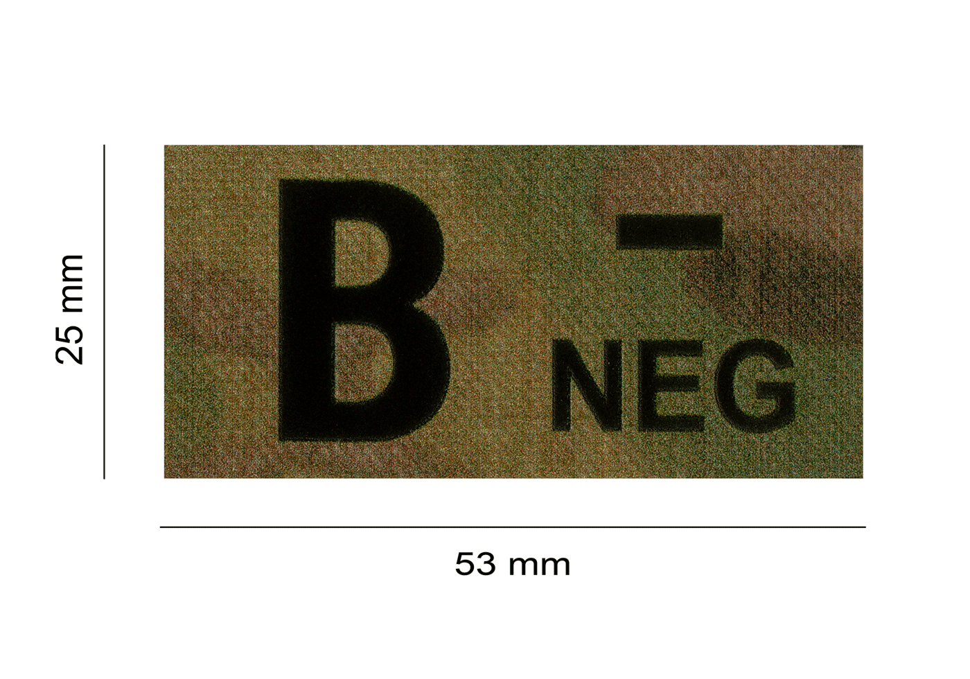 B Neg IR Patch Multicam (Clawgear)