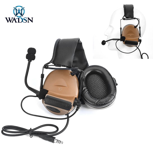 WADSN Headset Comt. II tactical style COYOTE BROWN