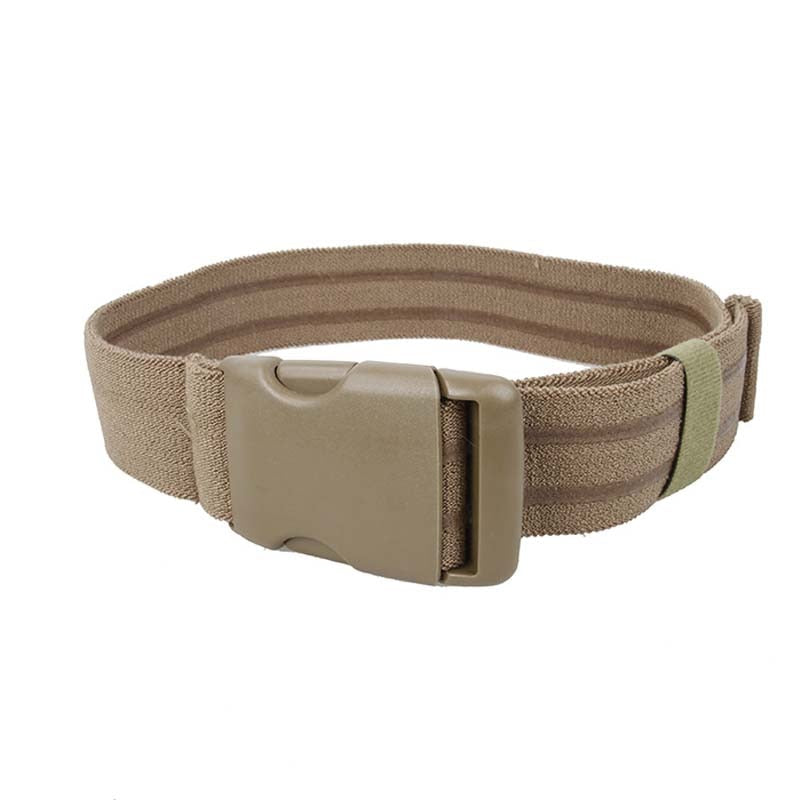 Tactical elastic anti-slip thigh belt TAN frog industries®