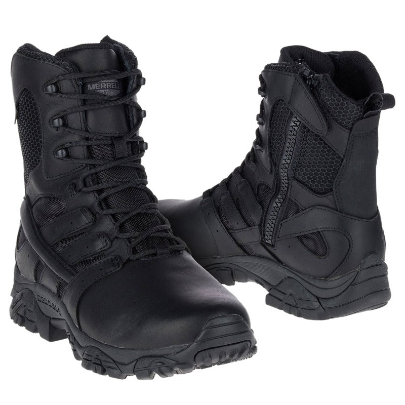 Merrell 8' Moab Tactical Reponse Waterproof Boot Black - ContractorHouse