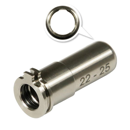 MAXX Model CNC Titanium Adjustable  Air Seal Nozzle 22 - 25 MM