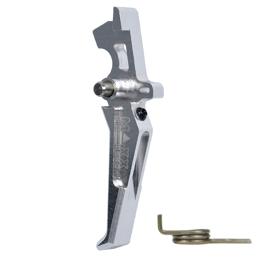 Maxx Models CNC Aluminum Advanced Trigger (Style E) (Silver)