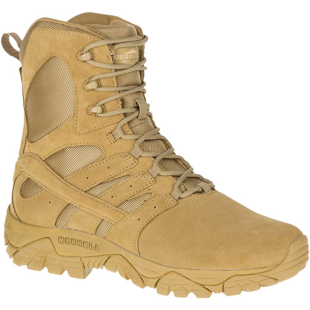 Merrell 8' Moab 2 Tatical Defense Boot Coyote - ContractorHouse