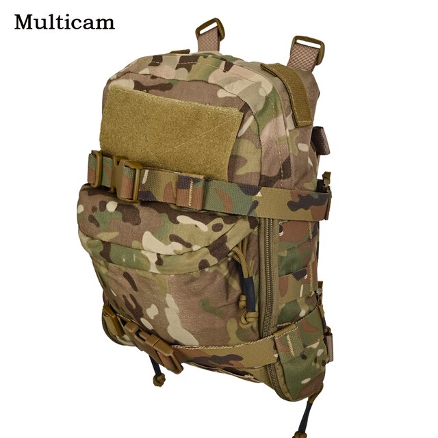 Mini Hydration Backpack MOLLE YKK Zipper 500D Nylon Multicam