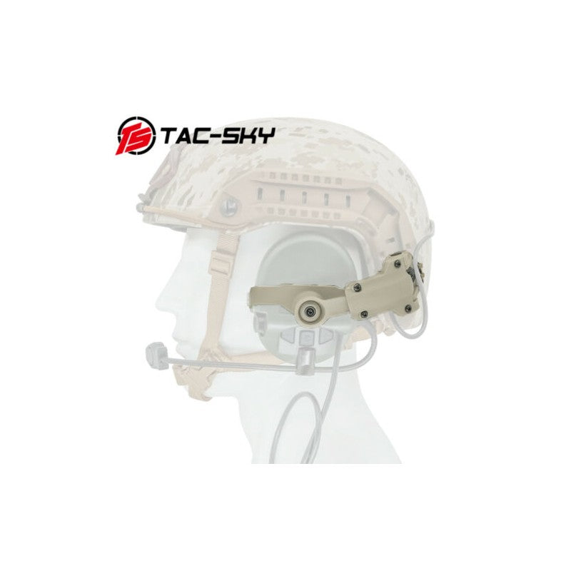 Mount Headset for Helmet ARC TAC-SKY DE