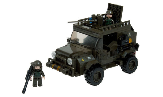 Army Jeep Sluban 221 Pcs OD