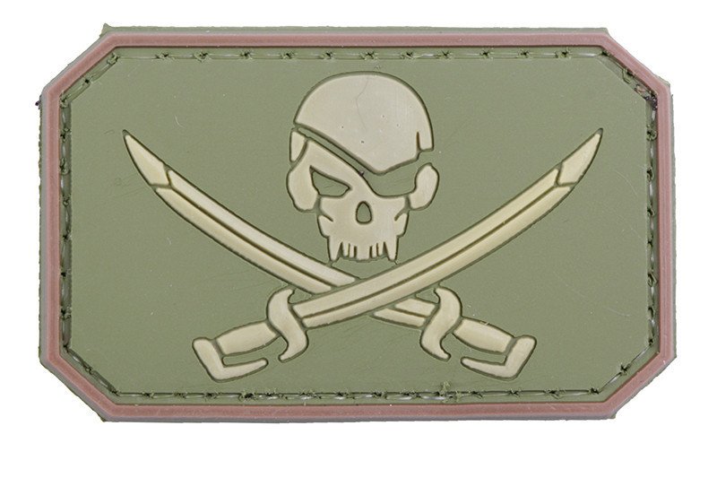 Patch PVC Pirate Skull OD