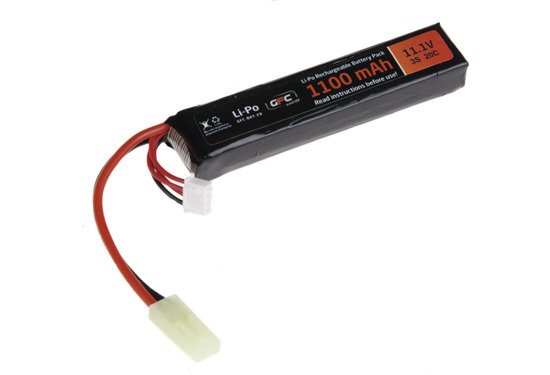 GFC Lipo 11.1V 1100 mah 20/40c battery