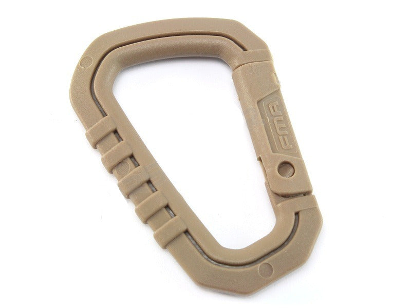 FMA Universal 8cm D shape quick hook plastic buckle - DE